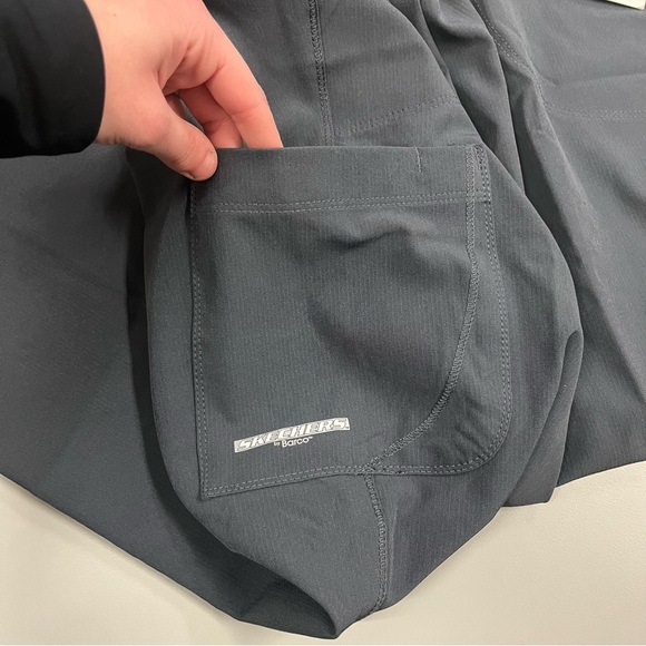 NWT Skechers Women's Straight Leg Pewter Scrub Pants - Picture 5 of 9